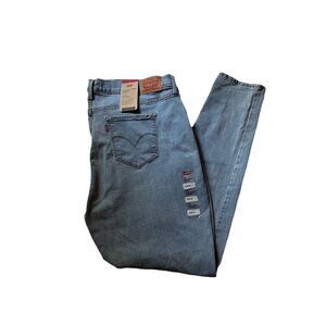 Levi's Women's Blue 721 High-Rise Distressed Skinny Jean Pants Plus Size 20W